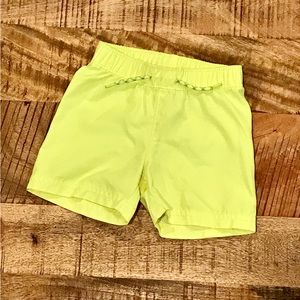 Old Navy Neon Yellow 6-12 Months Boy Swim Trunks
